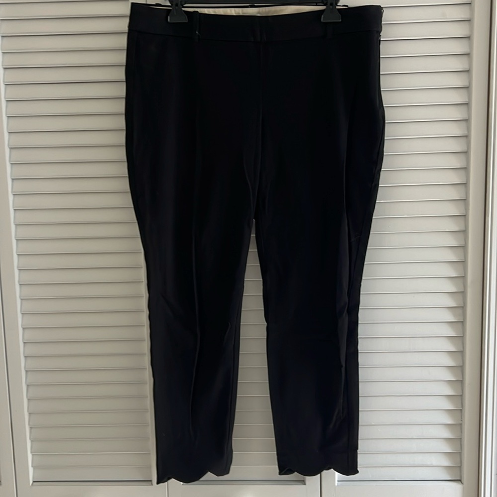 J. Crew Factory Elegant Black Capris